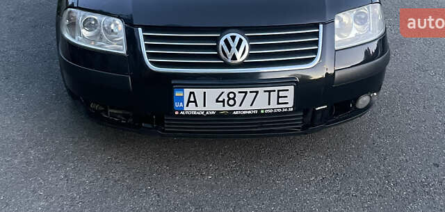 Черный Фольксваген Пассат, объемом двигателя 1.9 л и пробегом 280 тыс. км за 3800 $, фото 1 на Automoto.ua