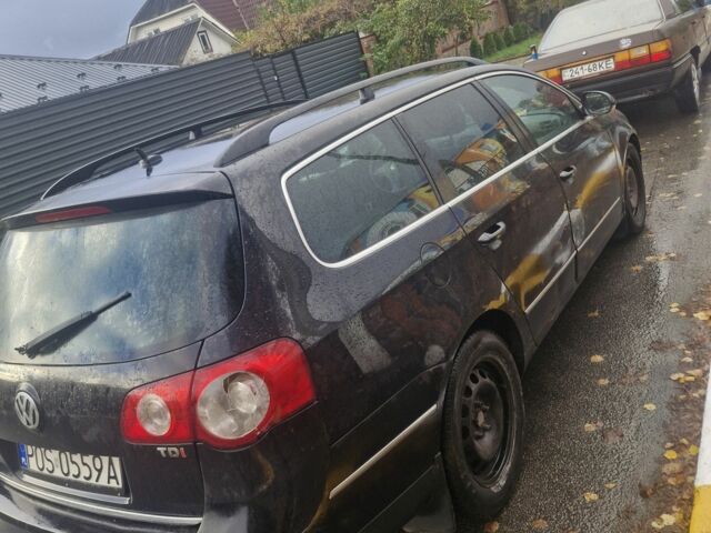 Черный Фольксваген Пассат, объемом двигателя 2 л и пробегом 321 тыс. км за 1400 $, фото 4 на Automoto.ua