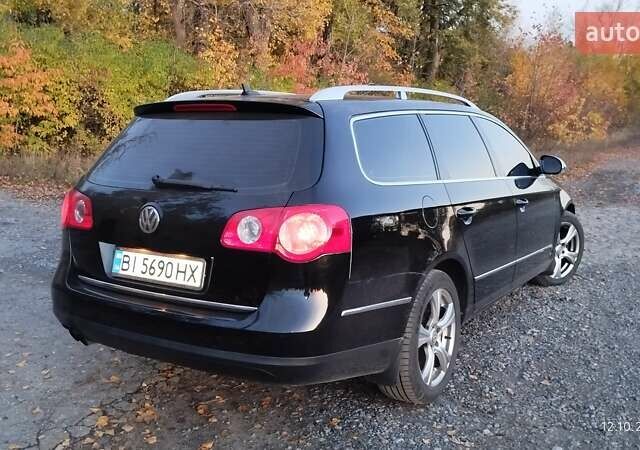 Фольксваген Пассат 2007 в Полтаве на Automoto.ua Черный Фольксваген Пассат, объемом двигателя 2 л и пробегом 341 тыс. км за 7300 $, фото 4 на Automoto.ua