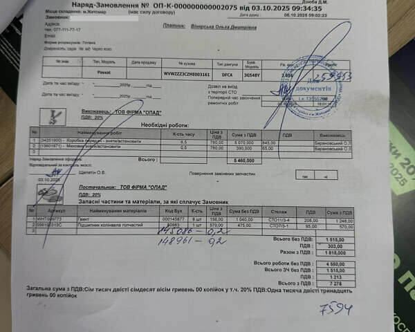 Чорний Фольксваген Пассат, об'ємом двигуна 2 л та пробігом 260 тис. км за 16700 $, фото 94 на Automoto.ua