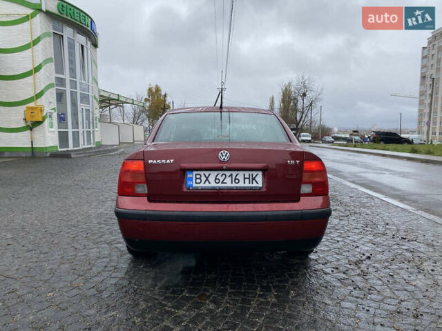 Красный Фольксваген Пассат, объемом двигателя 1.8 л и пробегом 246 тыс. км за 3299 $, фото 6 на Automoto.ua