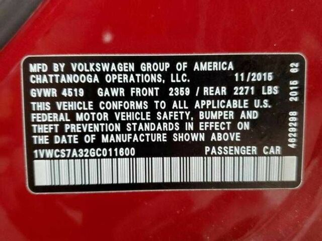 Червоний Фольксваген Пассат, об'ємом двигуна 1.8 л та пробігом 57 тис. км за 2100 $, фото 12 на Automoto.ua