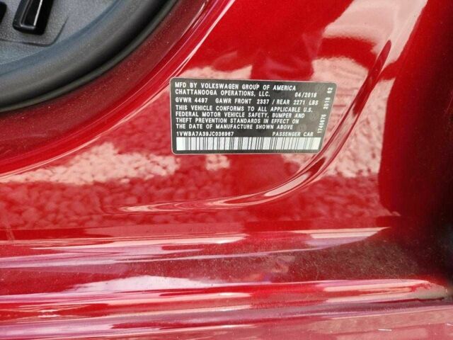 Красный Фольксваген Пассат, объемом двигателя 2 л и пробегом 125 тыс. км за 2000 $, фото 12 на Automoto.ua