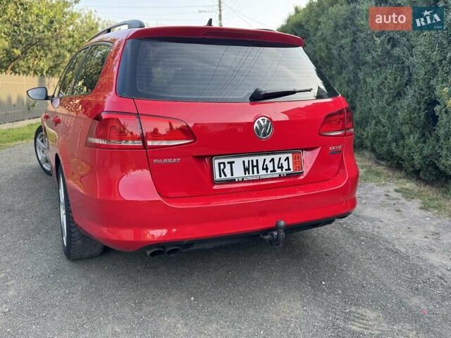 Красный Фольксваген Пассат, объемом двигателя 2 л и пробегом 205 тыс. км за 9450 $, фото 4 на Automoto.ua