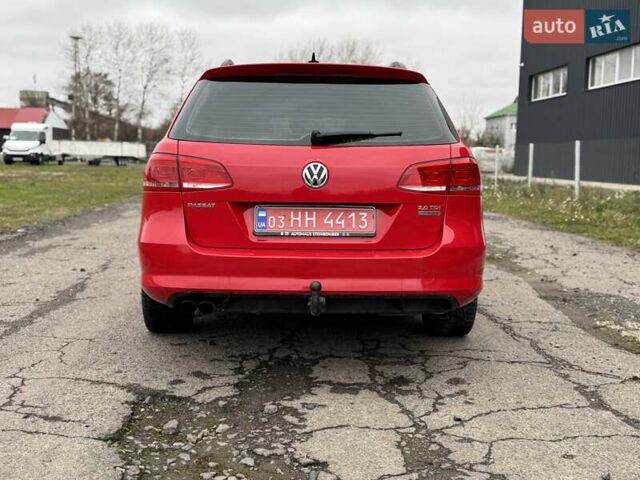 Красный Фольксваген Пассат, объемом двигателя 2 л и пробегом 225 тыс. км за 9250 $, фото 6 на Automoto.ua