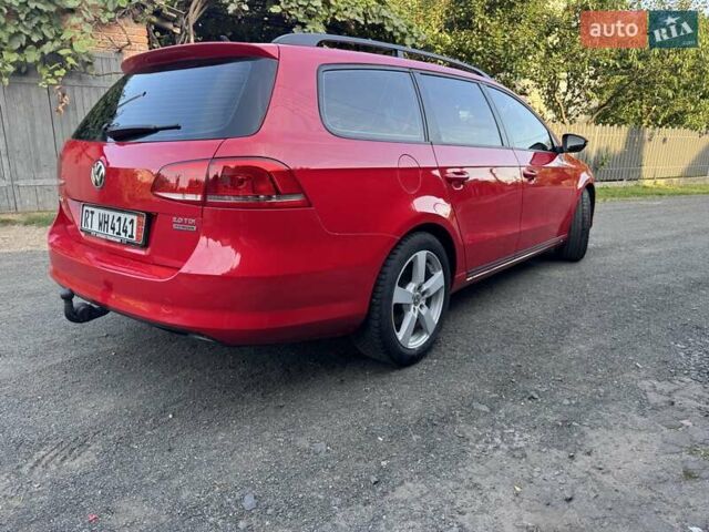 Красный Фольксваген Пассат, объемом двигателя 2 л и пробегом 205 тыс. км за 9450 $, фото 12 на Automoto.ua