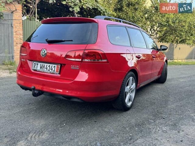 Красный Фольксваген Пассат, объемом двигателя 2 л и пробегом 205 тыс. км за 9450 $, фото 6 на Automoto.ua