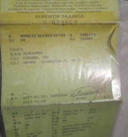 Фольксваген Пассат, объемом двигателя 1.8 л и пробегом 591 тыс. км за 1199 $, фото 1 на Automoto.ua