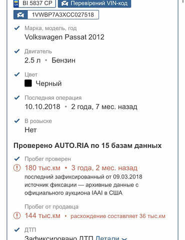 Фольксваген Пассат, объемом двигателя 2.5 л и пробегом 180 тыс. км за 10900 $, фото 2 на Automoto.ua