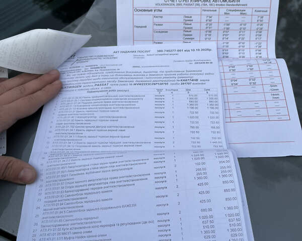 Сірий Фольксваген Пассат, об'ємом двигуна 1.98 л та пробігом 285 тис. км за 7000 $, фото 12 на Automoto.ua