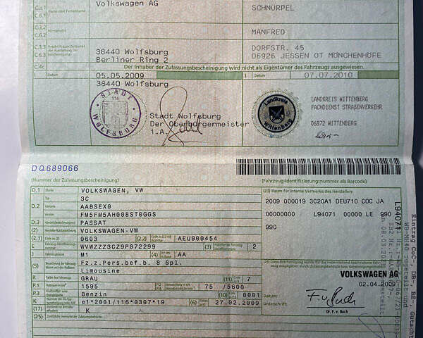 Фольксваген Пассат 2009 в Виннице на Automoto.ua Серый Фольксваген Пассат, объемом двигателя 1.6 л и пробегом 194 тыс. км за 7999 $, фото 28 на Automoto.ua