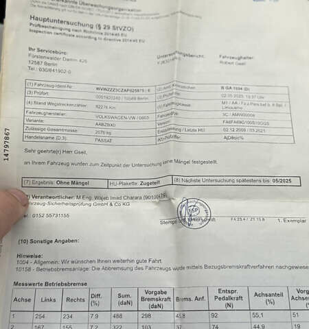 Сірий Фольксваген Пассат, об'ємом двигуна 1.8 л та пробігом 137 тис. км за 8399 $, фото 98 на Automoto.ua