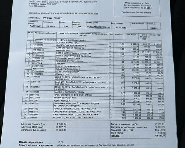 Сірий Фольксваген Пассат, об'ємом двигуна 1.8 л та пробігом 257 тис. км за 8999 $, фото 47 на Automoto.ua