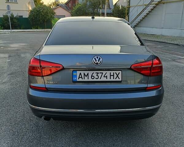 Фольксваген Пассат 2015 в Житомире на Automoto.ua Серый Фольксваген Пассат, объемом двигателя 1.8 л и пробегом 185 тыс. км за 11500 $, фото 8 на Automoto.ua
