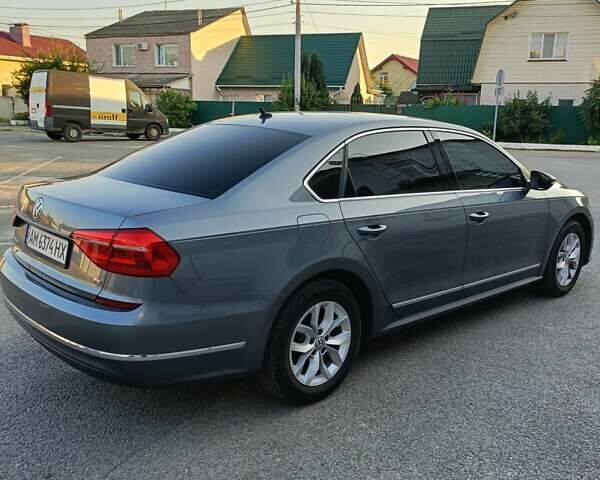 Фольксваген Пассат 2015 в Житомире на Automoto.ua Серый Фольксваген Пассат, объемом двигателя 1.8 л и пробегом 185 тыс. км за 11500 $, фото 5 на Automoto.ua