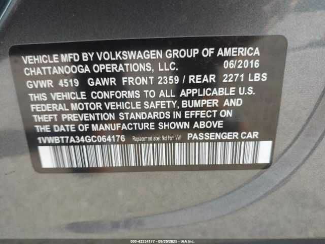 Сірий Фольксваген Пассат, об'ємом двигуна 0 л та пробігом 82 тис. км за 2000 $, фото 8 на Automoto.ua