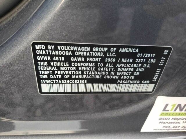 Серый Фольксваген Пассат, объемом двигателя 2 л и пробегом 90 тыс. км за 3000 $, фото 12 на Automoto.ua