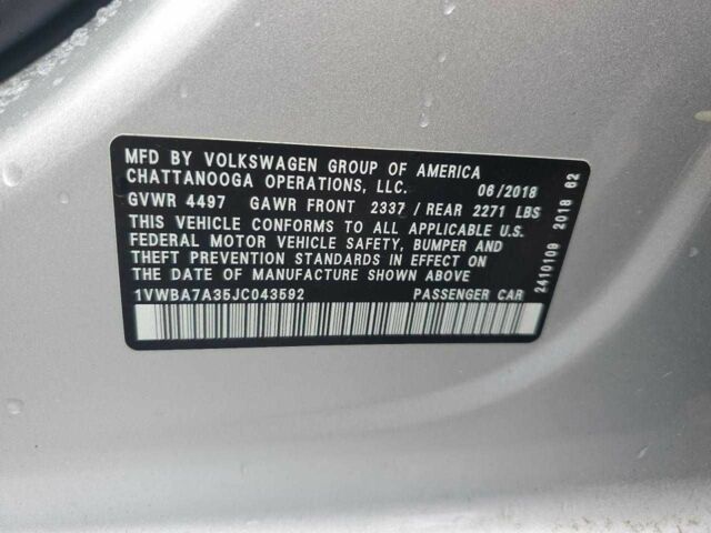 Серый Фольксваген Пассат, объемом двигателя 2 л и пробегом 56 тыс. км за 2900 $, фото 11 на Automoto.ua