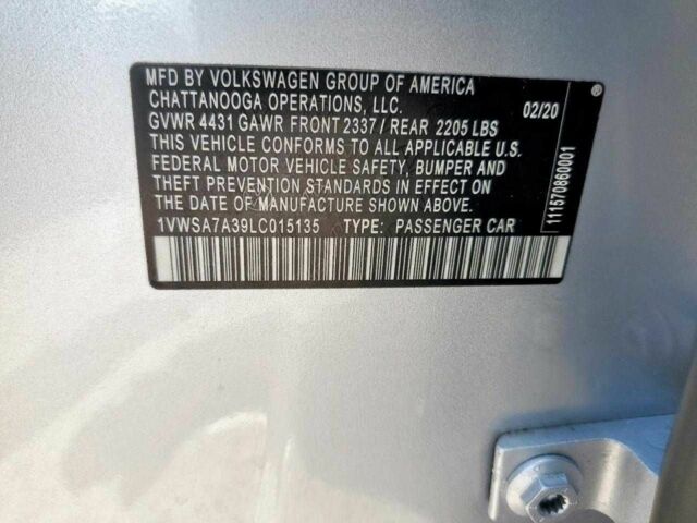 Сірий Фольксваген Пассат, об'ємом двигуна 2 л та пробігом 127 тис. км за 7500 $, фото 17 на Automoto.ua