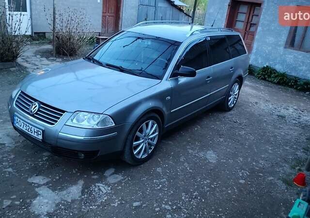 Серый Фольксваген Пассат, объемом двигателя 1.9 л и пробегом 337 тыс. км за 4250 $, фото 1 на Automoto.ua