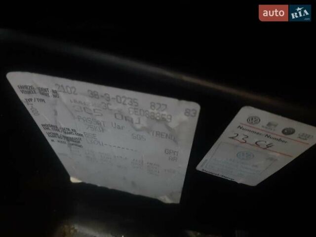 Серый Фольксваген Пассат, объемом двигателя 1.6 л и пробегом 210 тыс. км за 4995 $, фото 82 на Automoto.ua