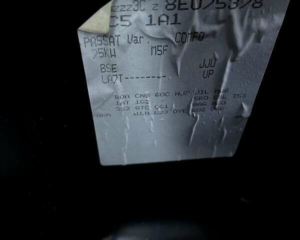 Серый Фольксваген Пассат, объемом двигателя 1.6 л и пробегом 198 тыс. км за 7600 $, фото 31 на Automoto.ua