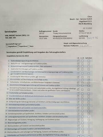 Серый Фольксваген Пассат, объемом двигателя 1.97 л и пробегом 292 тыс. км за 10900 $, фото 26 на Automoto.ua