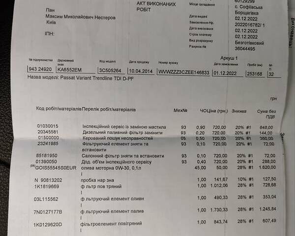 Сірий Фольксваген Пассат, об'ємом двигуна 1.97 л та пробігом 296 тис. км за 11600 $, фото 60 на Automoto.ua