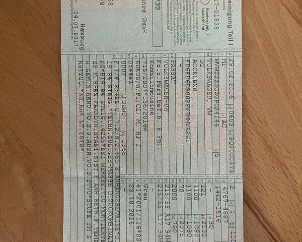 Сірий Фольксваген Пассат, об'ємом двигуна 1.97 л та пробігом 306 тис. км за 15000 $, фото 33 на Automoto.ua