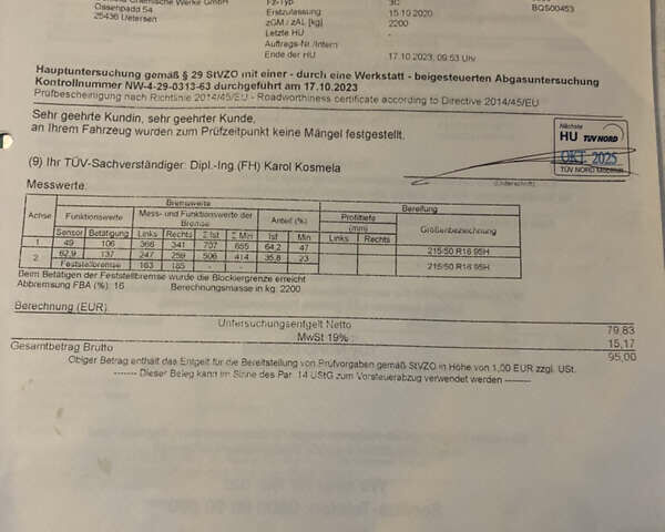 Серый Фольксваген Пассат, объемом двигателя 1.97 л и пробегом 185 тыс. км за 22950 $, фото 90 на Automoto.ua