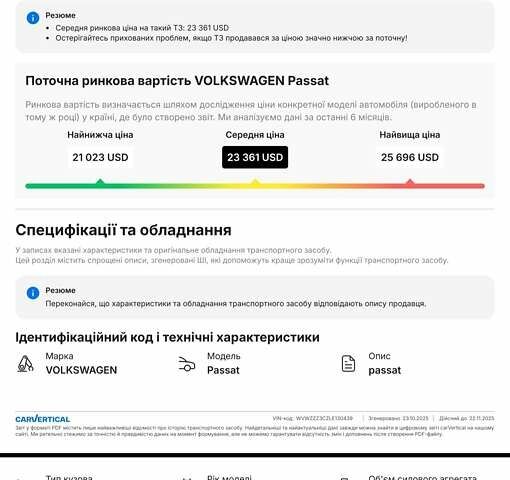 Сірий Фольксваген Пассат, об'ємом двигуна 2 л та пробігом 179 тис. км за 22990 $, фото 108 на Automoto.ua