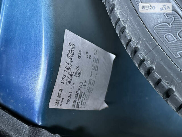 Синий Фольксваген Пассат, объемом двигателя 1.6 л и пробегом 207 тыс. км за 5399 $, фото 57 на Automoto.ua