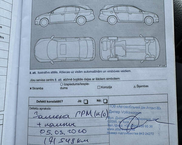 Синий Фольксваген Пассат, объемом двигателя 1.97 л и пробегом 266 тыс. км за 14700 $, фото 33 на Automoto.ua
