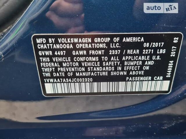 Синій Фольксваген Пассат, об'ємом двигуна 2 л та пробігом 127 тис. км за 16400 $, фото 17 на Automoto.ua