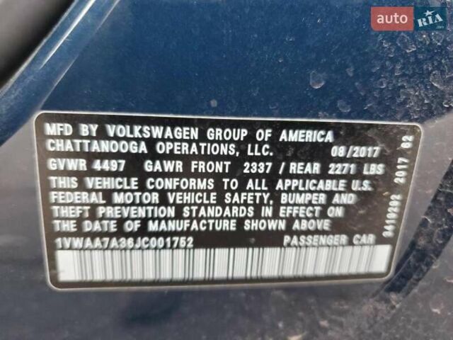 Синий Фольксваген Пассат, объемом двигателя 2 л и пробегом 143 тыс. км за 7900 $, фото 10 на Automoto.ua