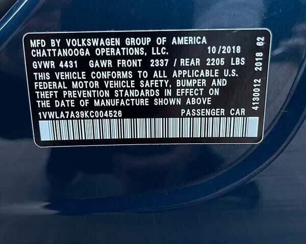 Синій Фольксваген Пассат, об'ємом двигуна 2 л та пробігом 56 тис. км за 17100 $, фото 4 на Automoto.ua