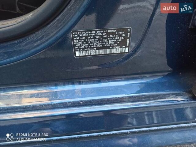 Синий Фольксваген Пассат, объемом двигателя 2 л и пробегом 71 тыс. км за 16500 $, фото 18 на Automoto.ua
