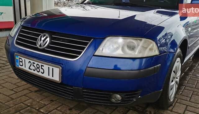 Синий Фольксваген Пассат, объемом двигателя 1.98 л и пробегом 200 тыс. км за 3950 $, фото 1 на Automoto.ua