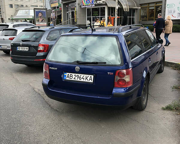 Синий Фольксваген Пассат, объемом двигателя 1.9 л и пробегом 347 тыс. км за 4100 $, фото 4 на Automoto.ua