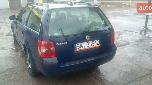 Синий Фольксваген Пассат, объемом двигателя 1.9 л и пробегом 424 тыс. км за 2500 $, фото 4 на Automoto.ua