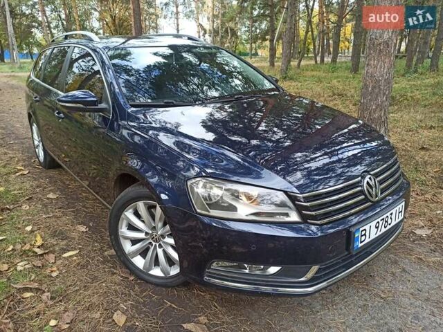 Фольксваген Пассат 2012 в Гребенке на Automoto.ua Синий Фольксваген Пассат, объемом двигателя 1.6 л и пробегом 280 тыс. км за 9650 $, фото 9 на Automoto.ua