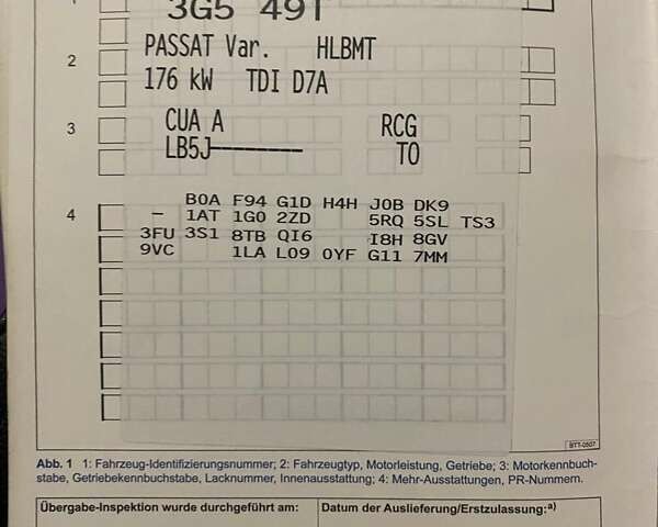 Синий Фольксваген Пассат, объемом двигателя 1.97 л и пробегом 333 тыс. км за 22900 $, фото 52 на Automoto.ua