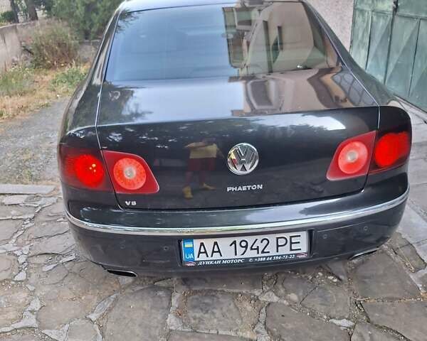 Черный Фольксваген Фаетон, объемом двигателя 4.17 л и пробегом 206 тыс. км за 7000 $, фото 2 на Automoto.ua