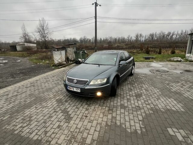 Синий Фольксваген Фаетон, объемом двигателя 3 л и пробегом 280 тыс. км за 3950 $, фото 1 на Automoto.ua