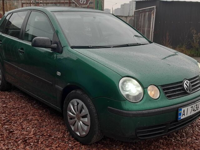 Зеленый Фольксваген Поло, объемом двигателя 1.4 л и пробегом 201 тыс. км за 4250 $, фото 1 на Automoto.ua