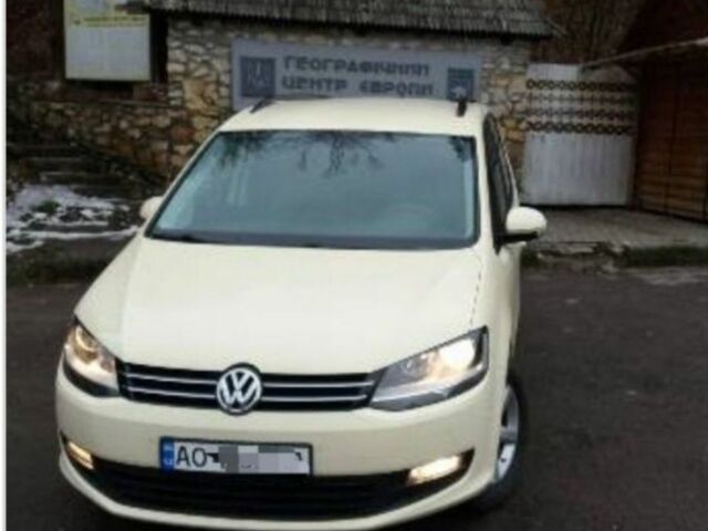 Бежевый Фольксваген Шаран, объемом двигателя 2 л и пробегом 410 тыс. км за 9800 $, фото 5 на Automoto.ua