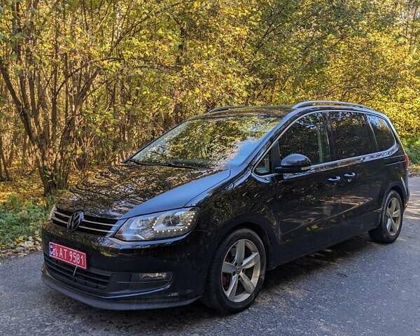 Черный Фольксваген Шаран, объемом двигателя 2 л и пробегом 218 тыс. км за 15850 $, фото 14 на Automoto.ua