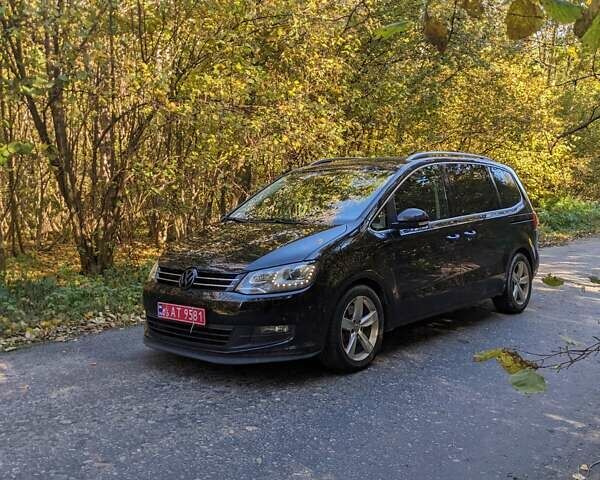 Черный Фольксваген Шаран, объемом двигателя 2 л и пробегом 218 тыс. км за 15850 $, фото 15 на Automoto.ua