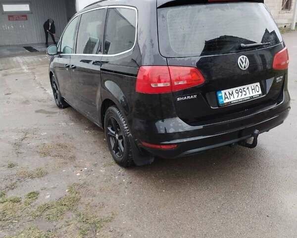 Черный Фольксваген Шаран, объемом двигателя 1.97 л и пробегом 288 тыс. км за 13800 $, фото 3 на Automoto.ua