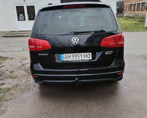 Черный Фольксваген Шаран, объемом двигателя 1.97 л и пробегом 288 тыс. км за 13800 $, фото 5 на Automoto.ua
